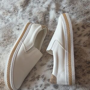 Classic White Slip-On  Shoes